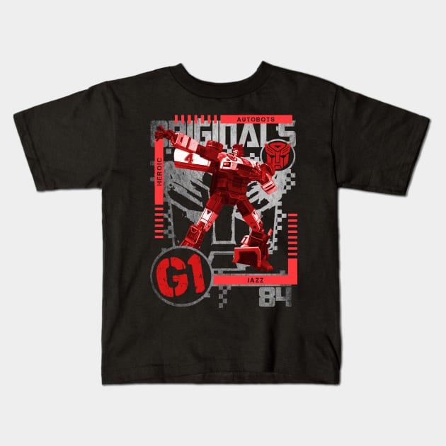 G1 Originals - Jazz Kids T-Shirt by CRD Branding